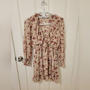 Baltic Born Cream and Pink Floral Dress